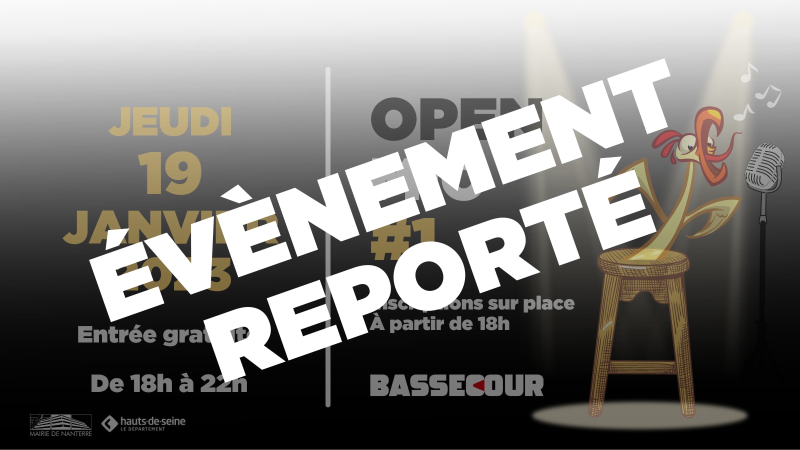 Open Mic #1 À La Bassecour - Entrée Gratuite - Reporté !! Cover