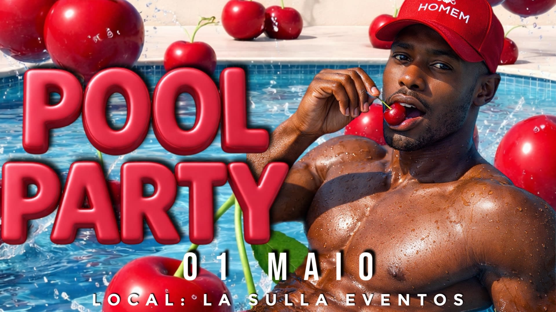 Homem Pool Party: A Tentação Está Servida Cover