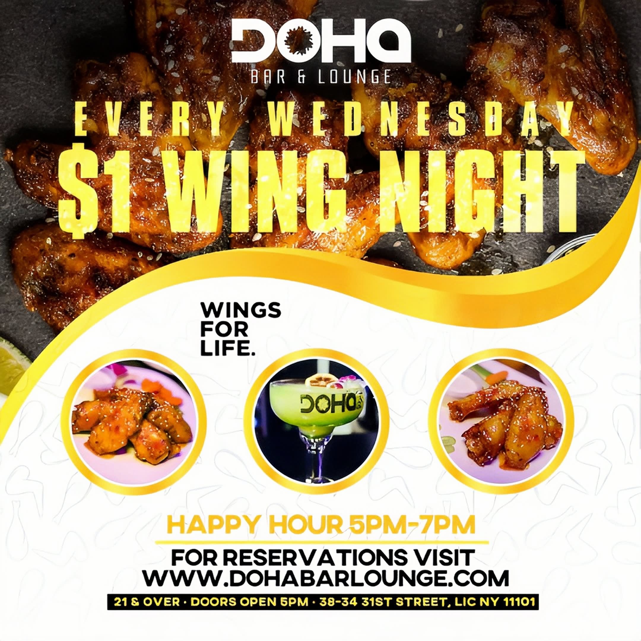 Wednesdays At Doha Bar Lounge! Cover