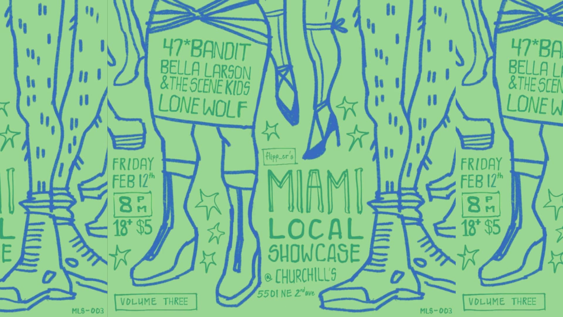 Bella Larson + The Scene Kids, 47*Bandit, + Lonewolf Cover