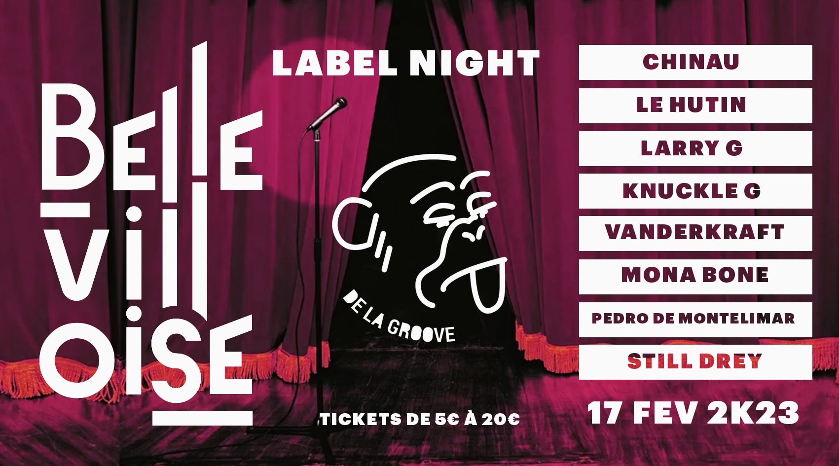 De La Groove Label Night Cover