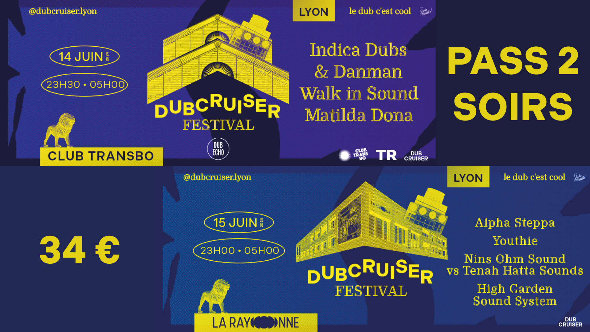 Dub Cruiser Nuit 1 & 2 Cover