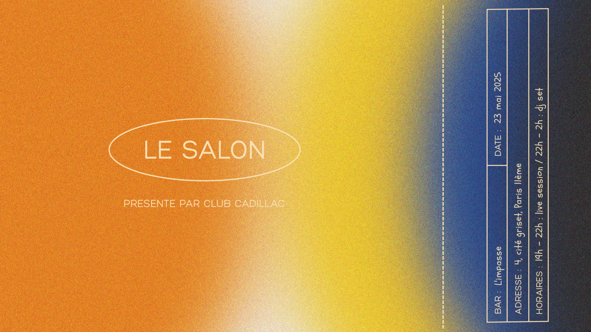 Le Salon #2 :  Amande, Laney, Maïane & Club Cadillac Cover