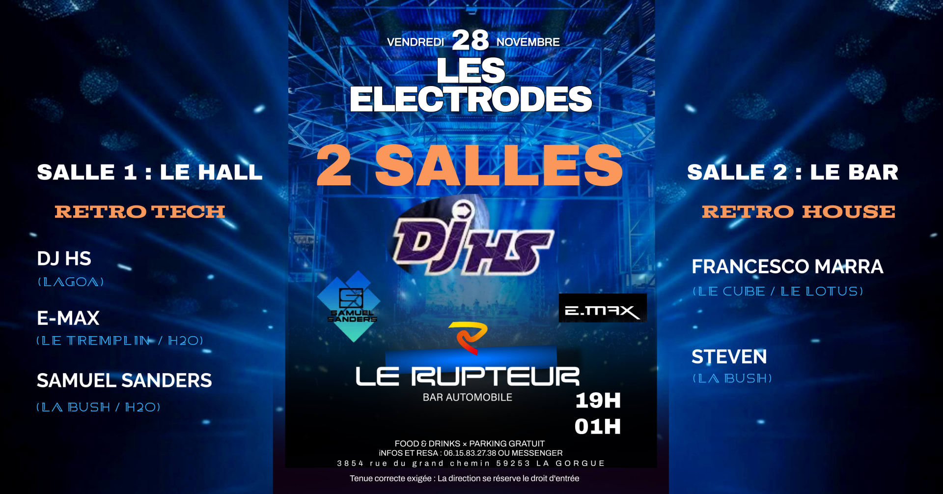 Les Electrodes By Le Rupteur Dj Hs / Samuel Sanders / E-Max Cover