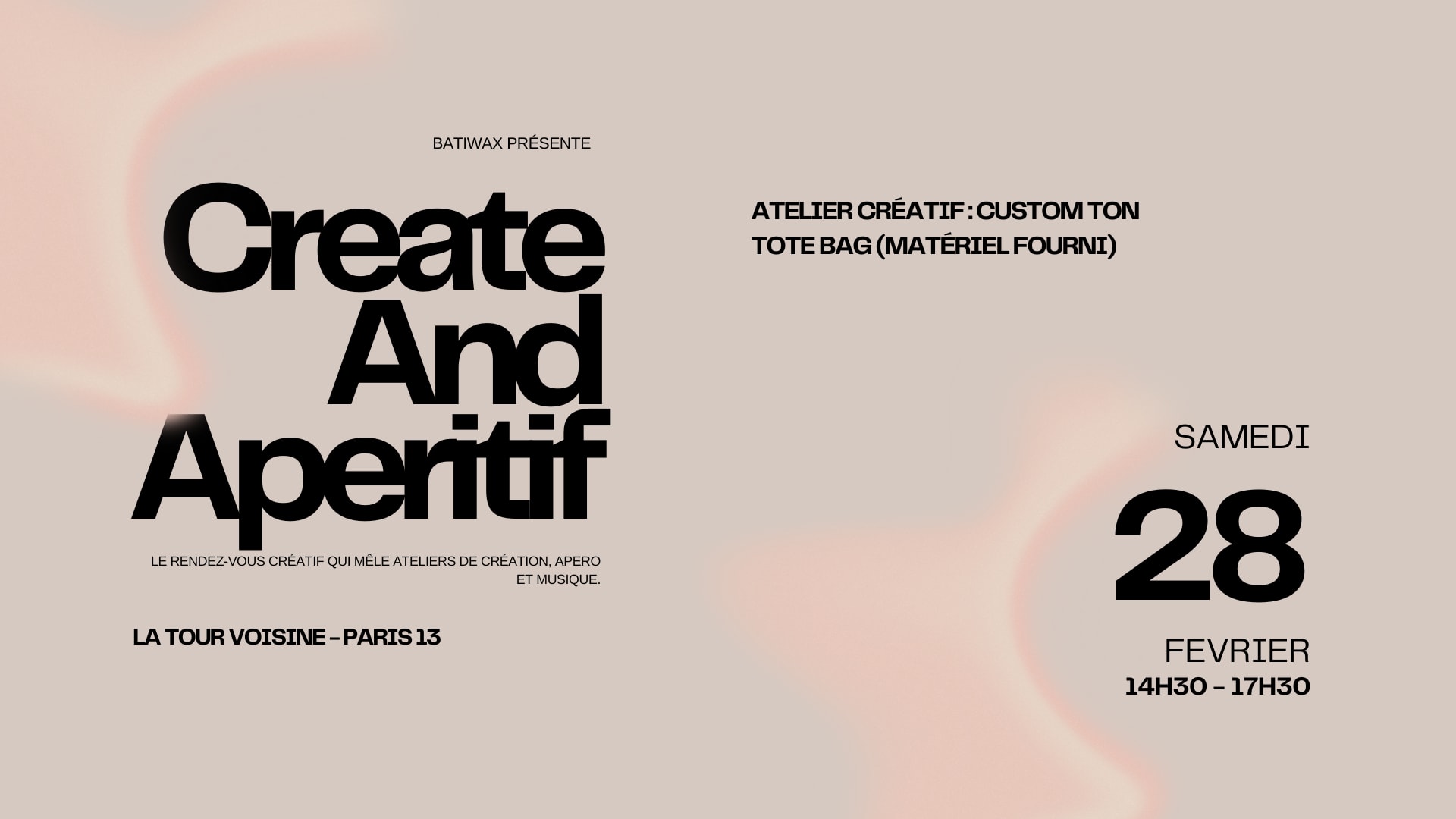 Create And Aperitif - Custom Ton Tote Bag Cover