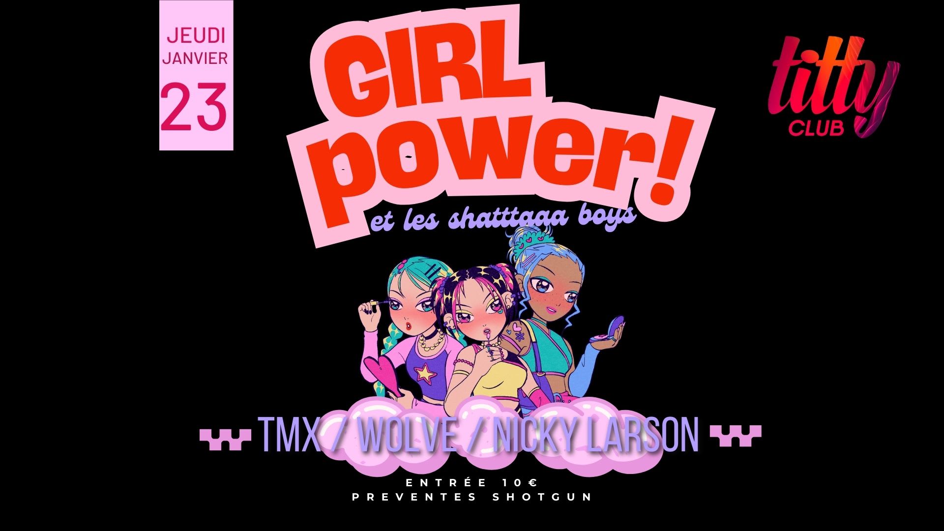 Shatta Girl Power Titty Twister Cover