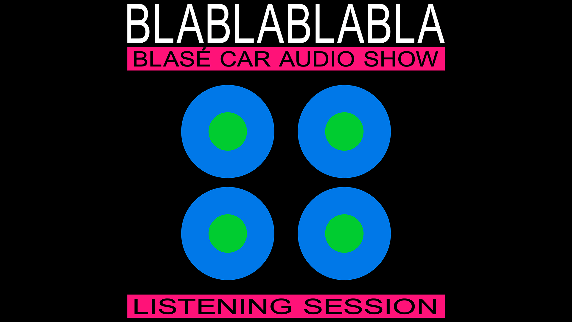 Blablablabla Listening Party Cover