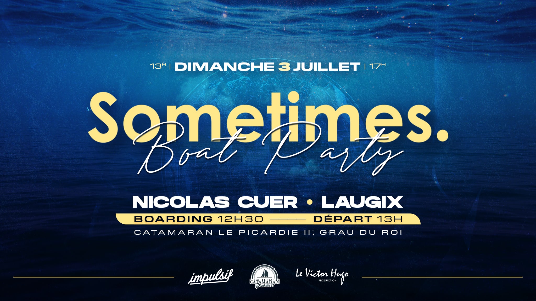 Sometimes. Boat W/ Nicolas Cuer + Laugix Cover