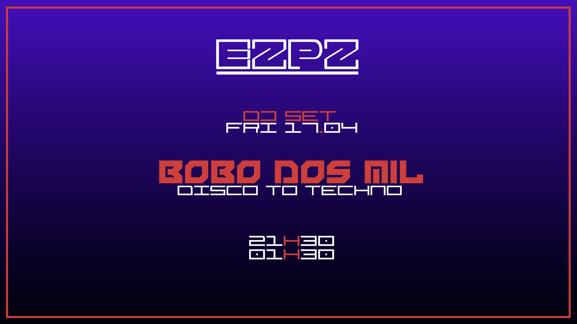 Bobo Dos Mil @ Ezpz Cover