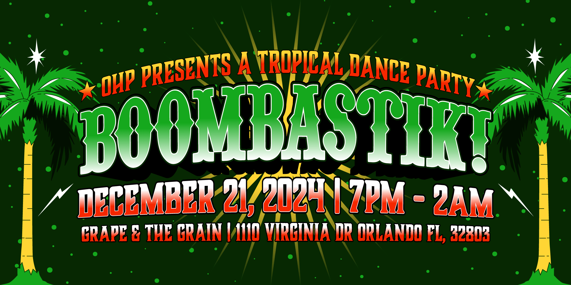 Boombastik! The Last Tropical Dance Party Of The Year!! Cover