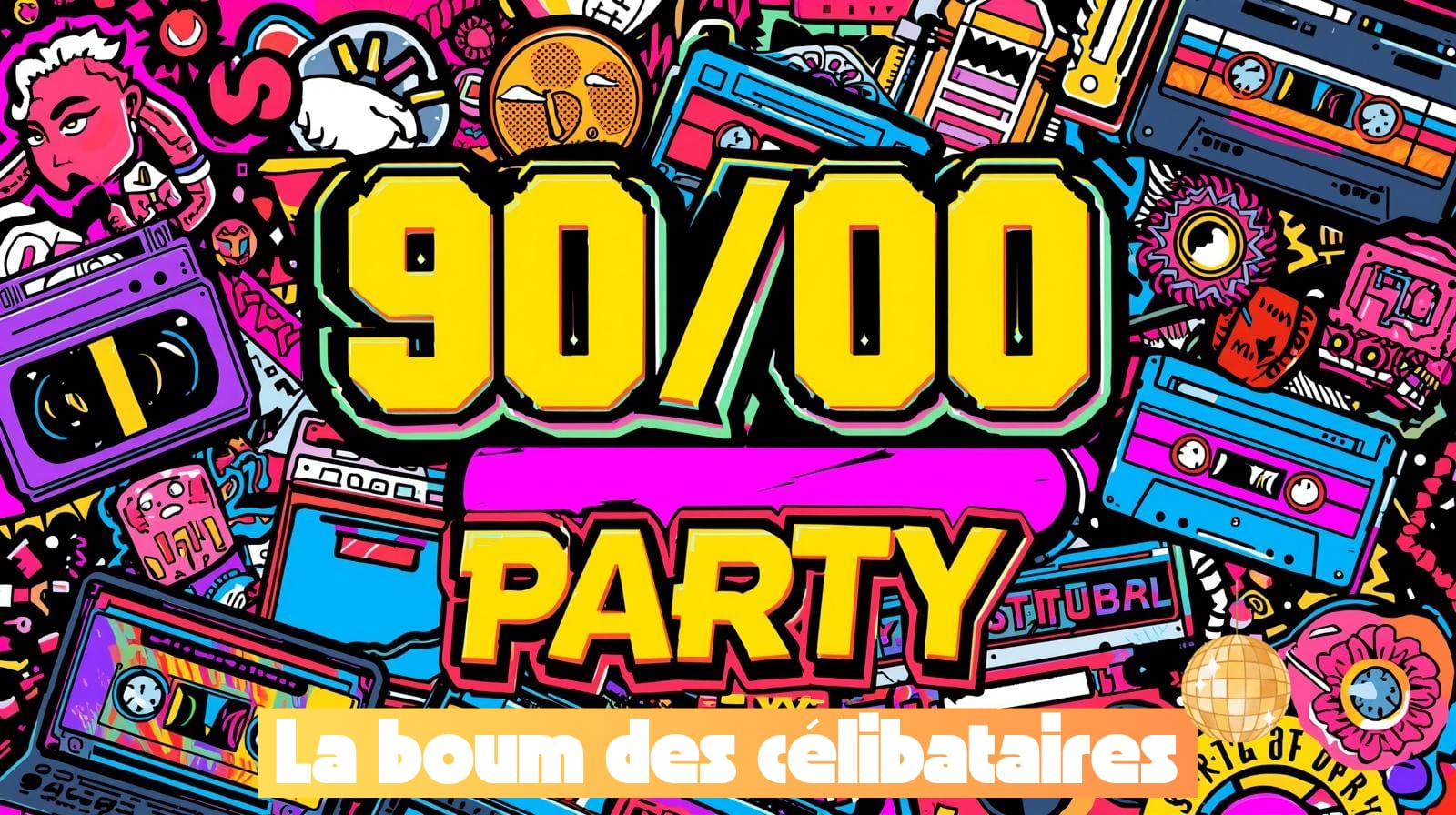 La Boum Des Célib' – 90' 2000' Cover