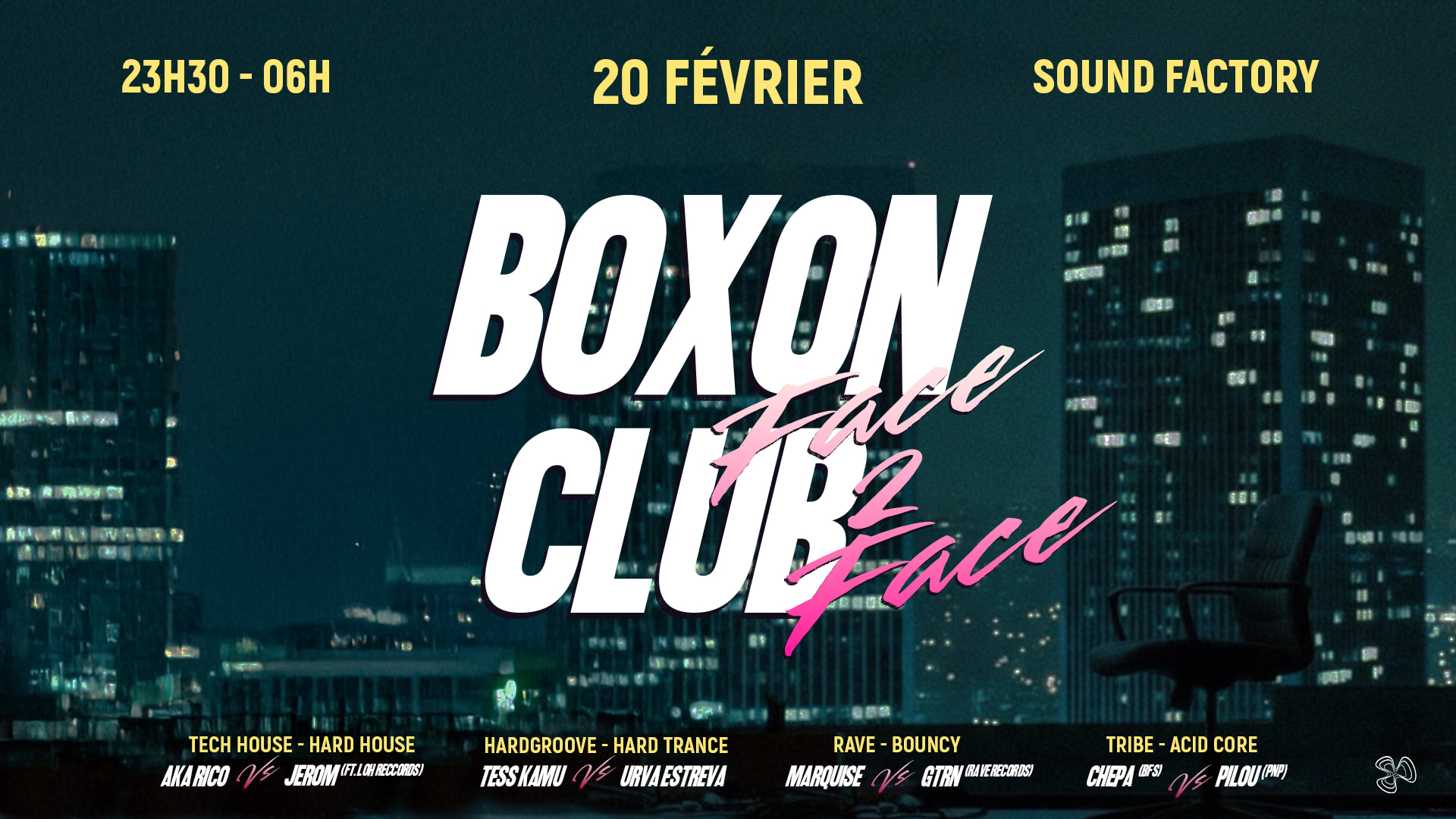 Boxon Club #1 [Face 2 Face] : Tech House To Tribe Cover