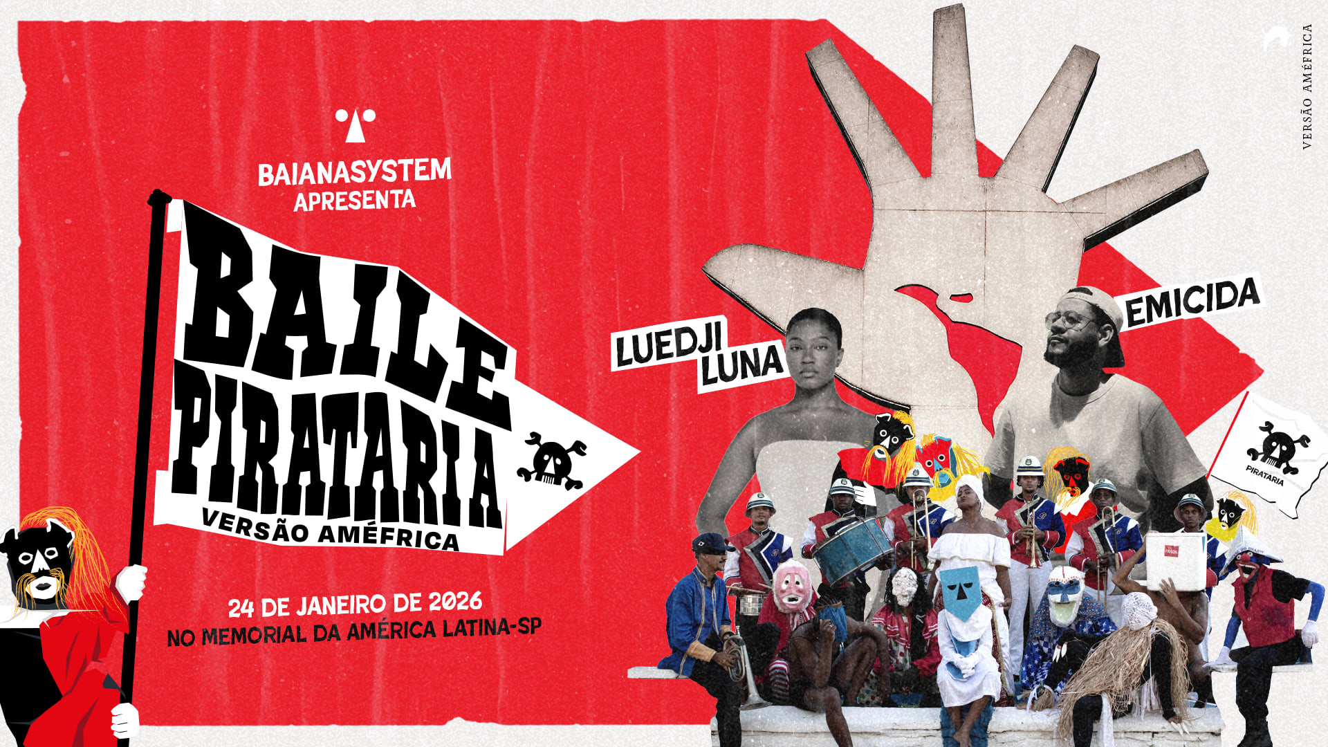 Baile Pirataria 2026 Cover