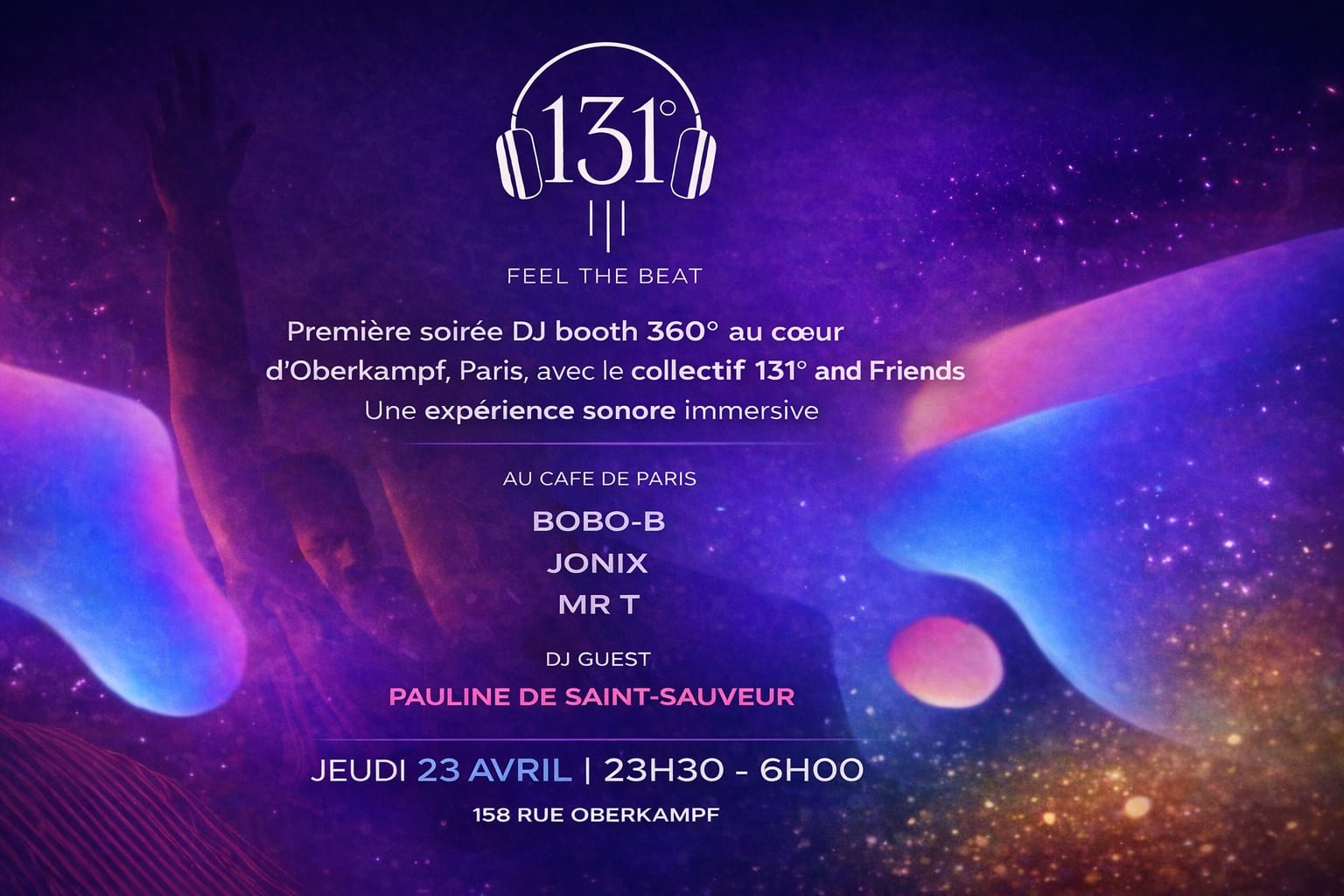 Feel The Beat 131° Experience Cover