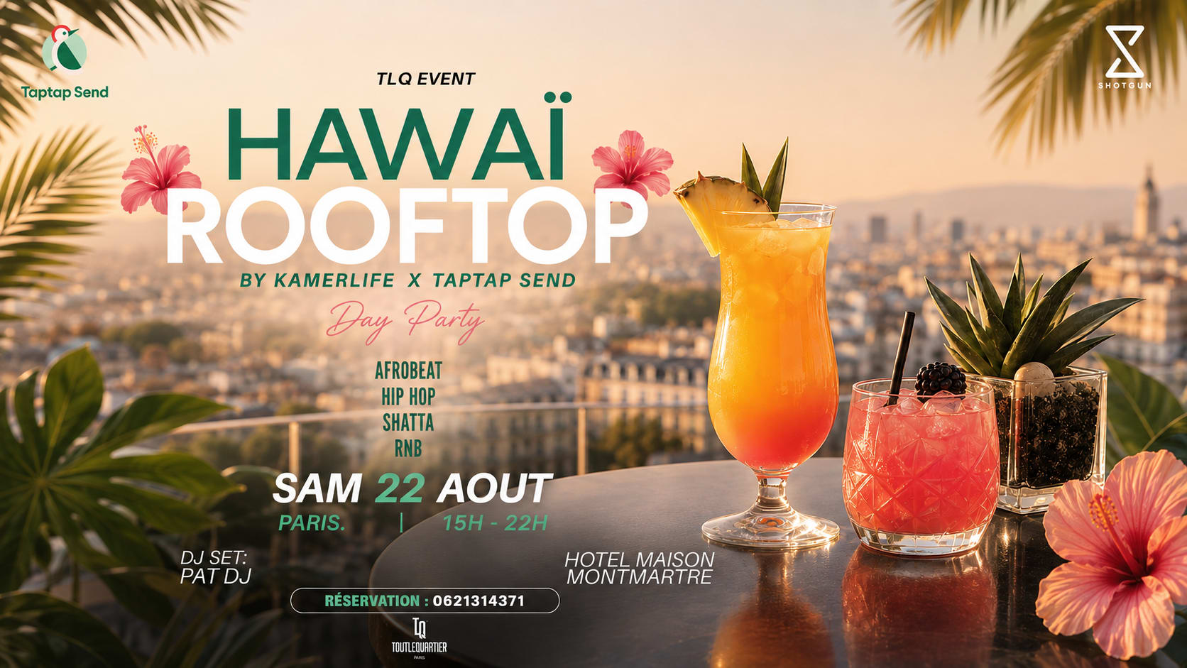 Hawaii Rooftop X Taptap Send Cover