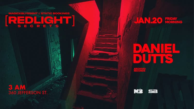 Red Light Secrets (Daniel Dutts) Bday Bash  Cover