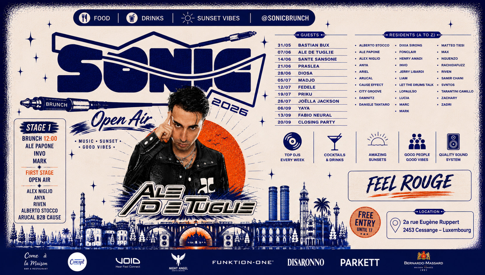 Sonic Brunch Presents Ale De Tuglie Cover