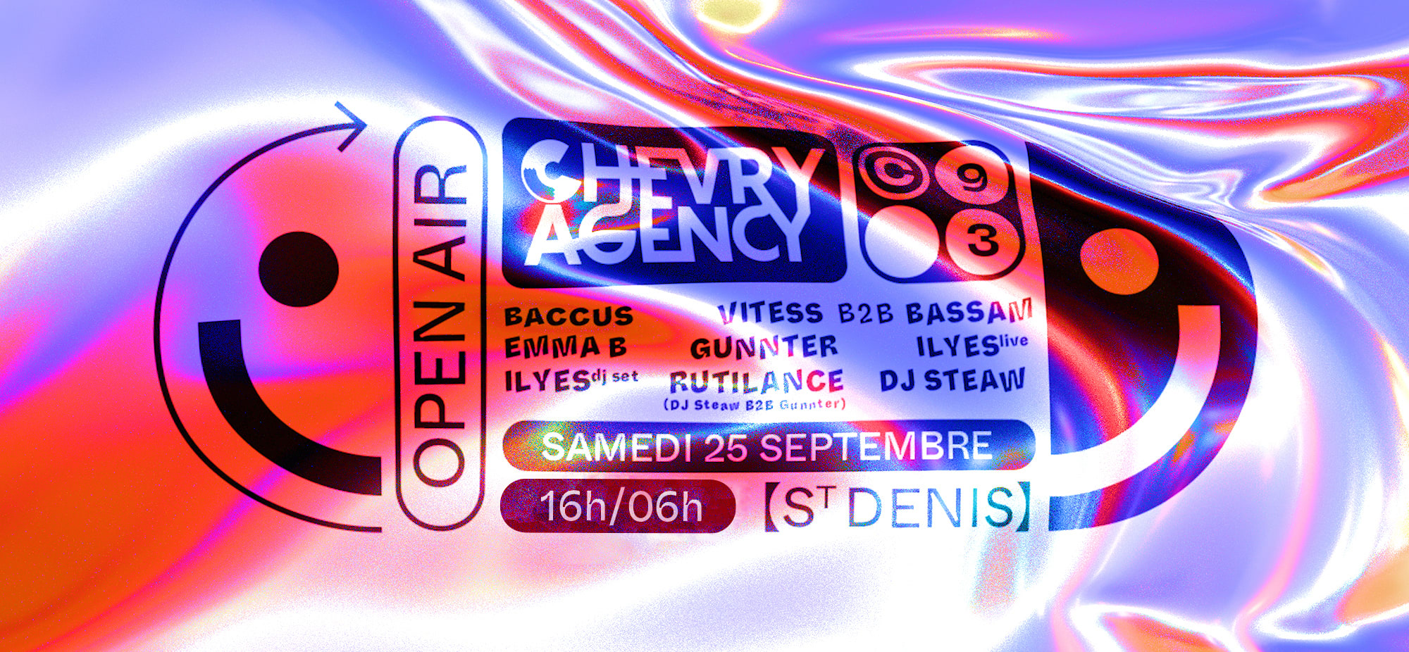 Chevry Agency X Centrale93 : Dj Steaw, Vitess B2b Bassam... Cover