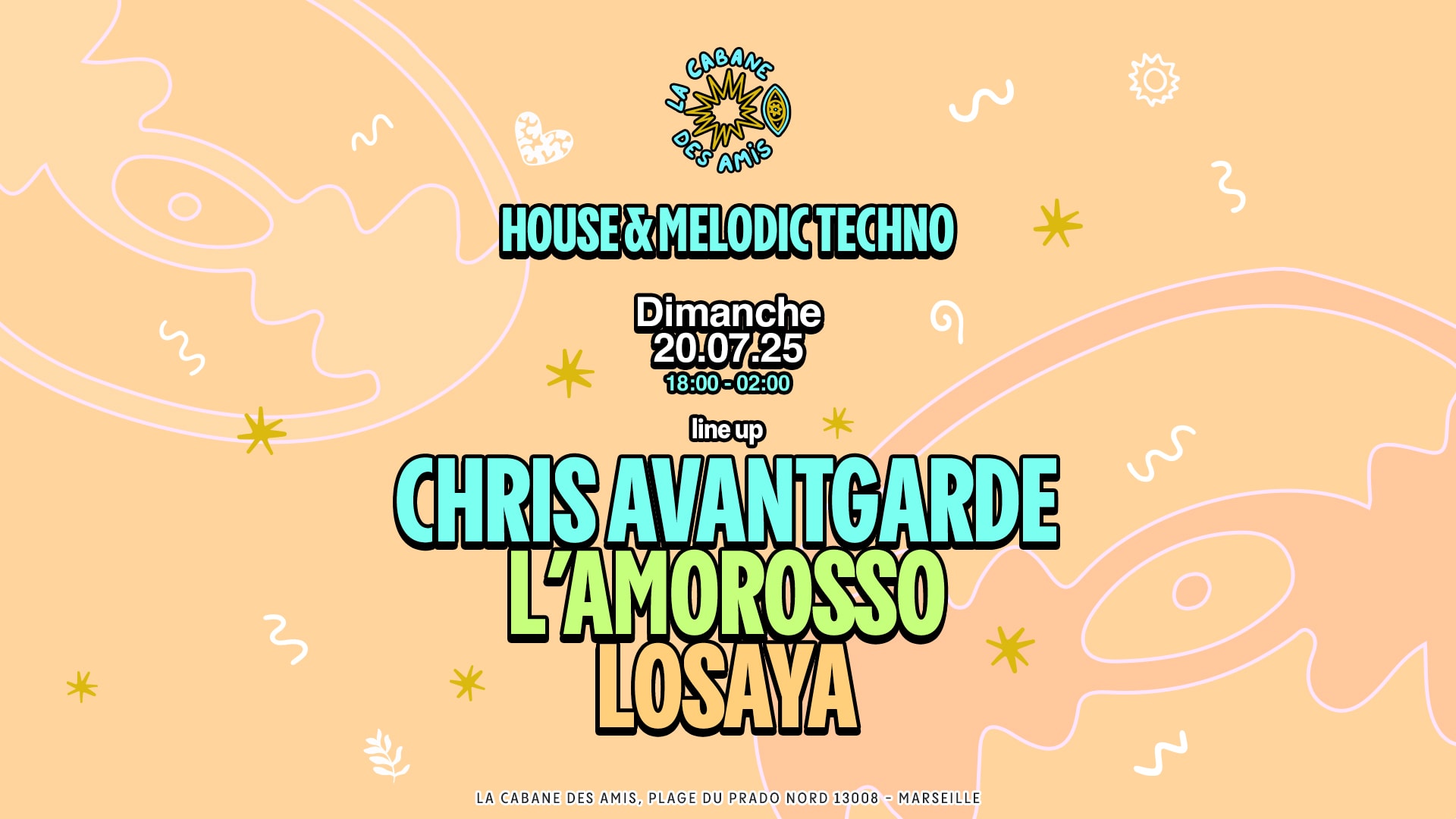Chris Avantgarde X L'amorosso X Losaya - 20 Juillet 2025 Cover