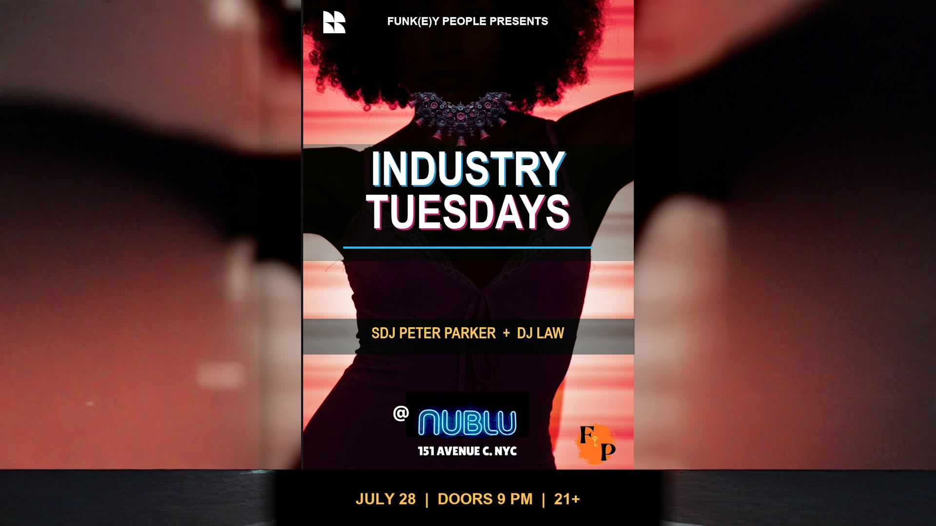 Industry Tuesdays W/ Sdj Peter Parker + Dj Law Cover