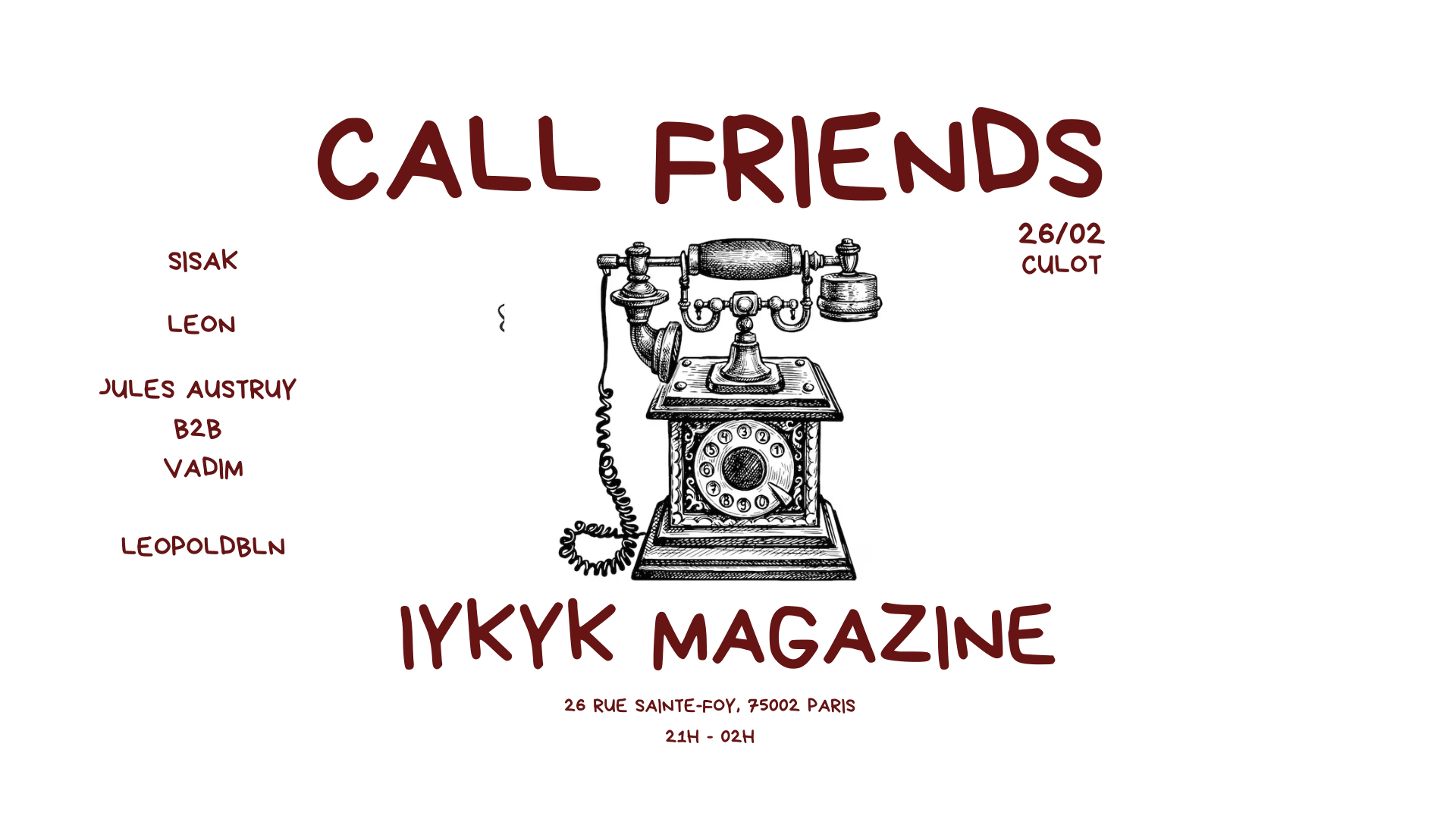 Call Friend X Iykyk Cover