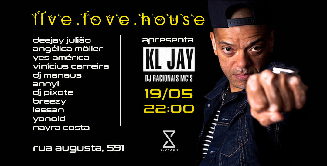 ||||| Live . Love . House |||||  Especial Com Dj Kl Jay Cover