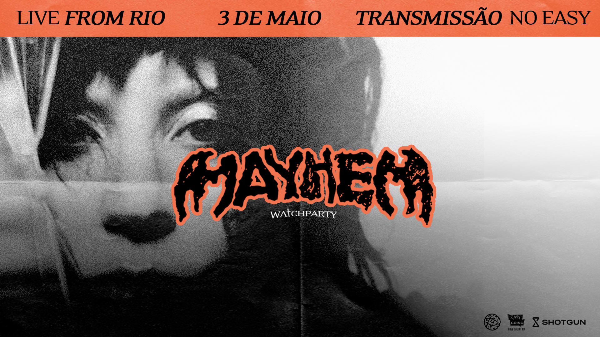 Chicletão Watchparty: Mayhem Cover