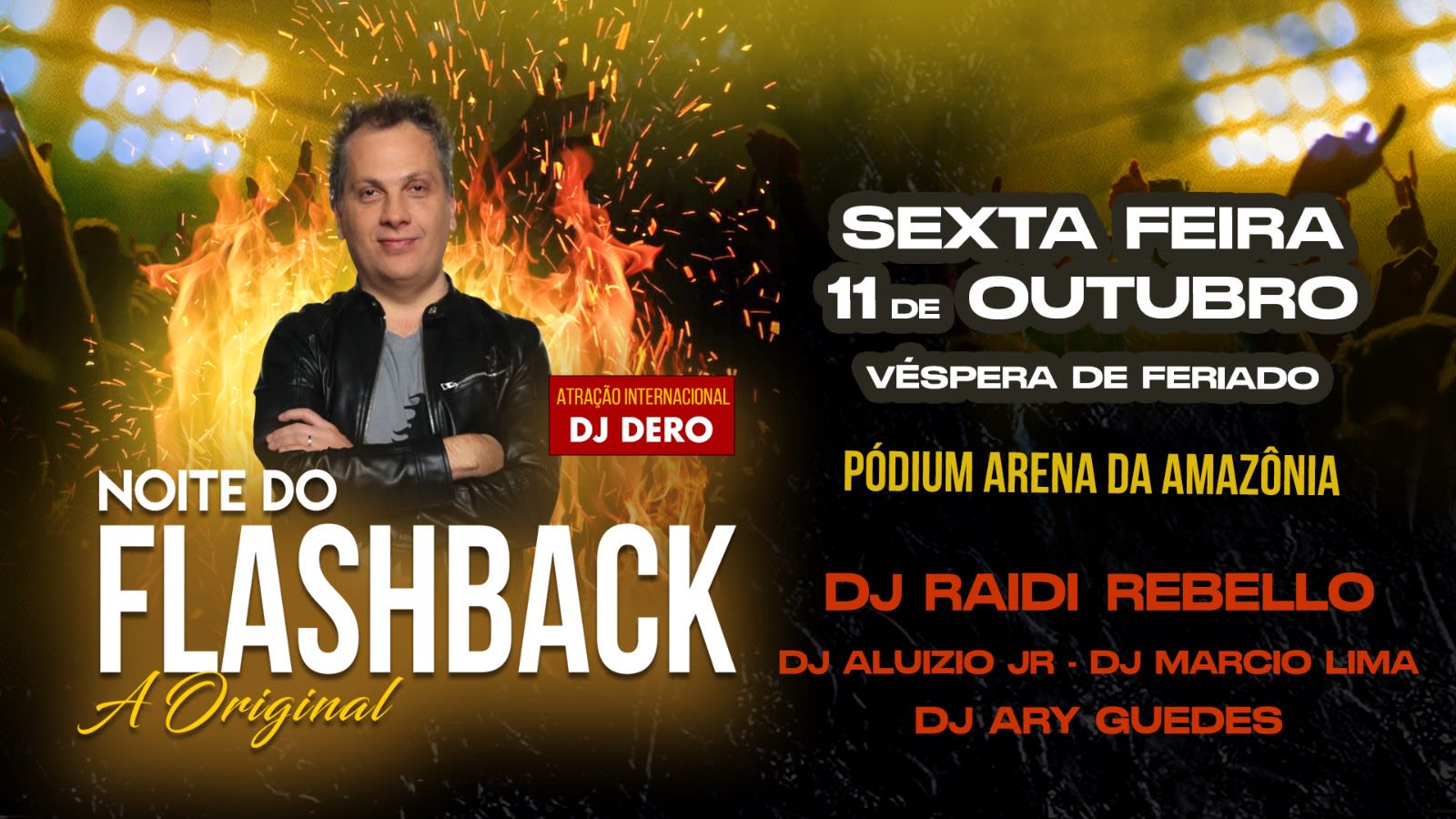 Noite Do Flash Back - Dj Dero Ao Vivo Cover