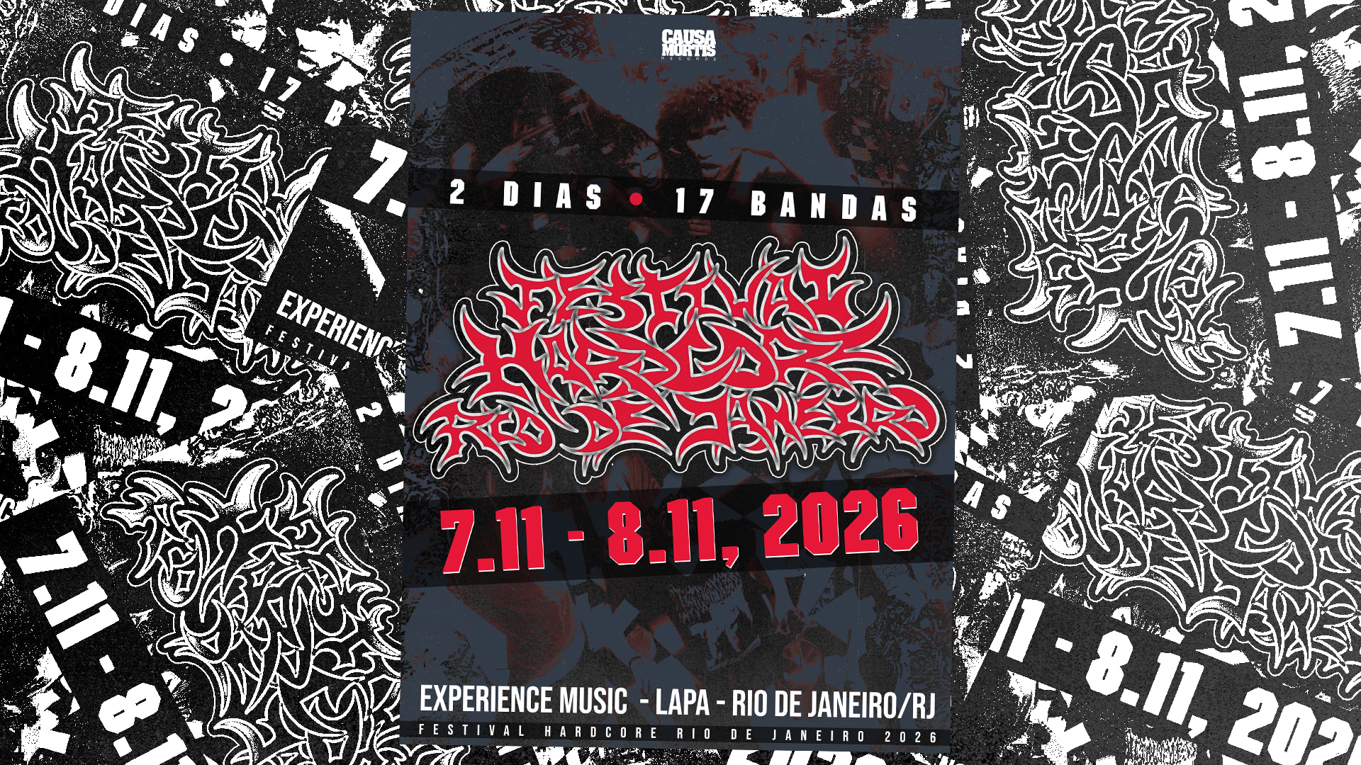 Festival Hardcore Rio De Janeiro 2026 Cover