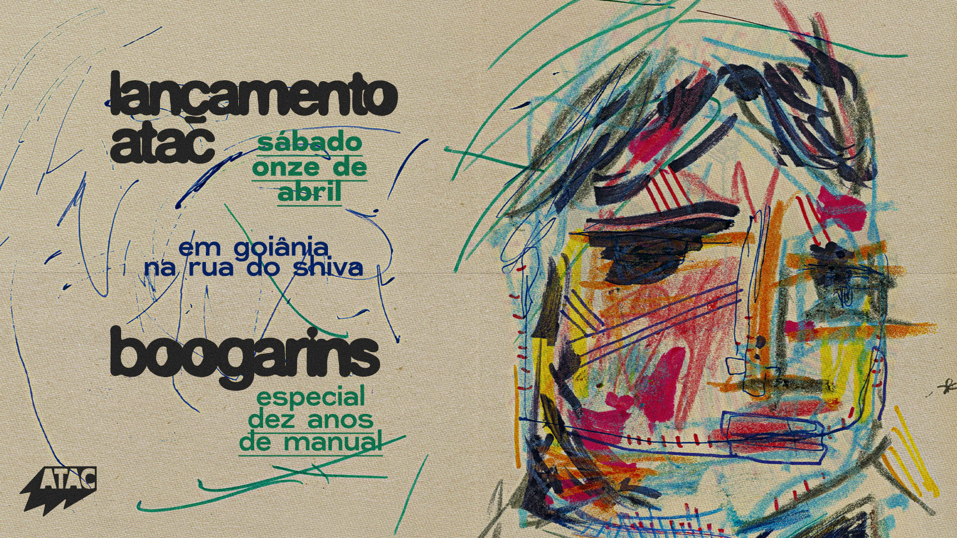 Boogarins 10 Anos Manual / Lançamento Atac Cover