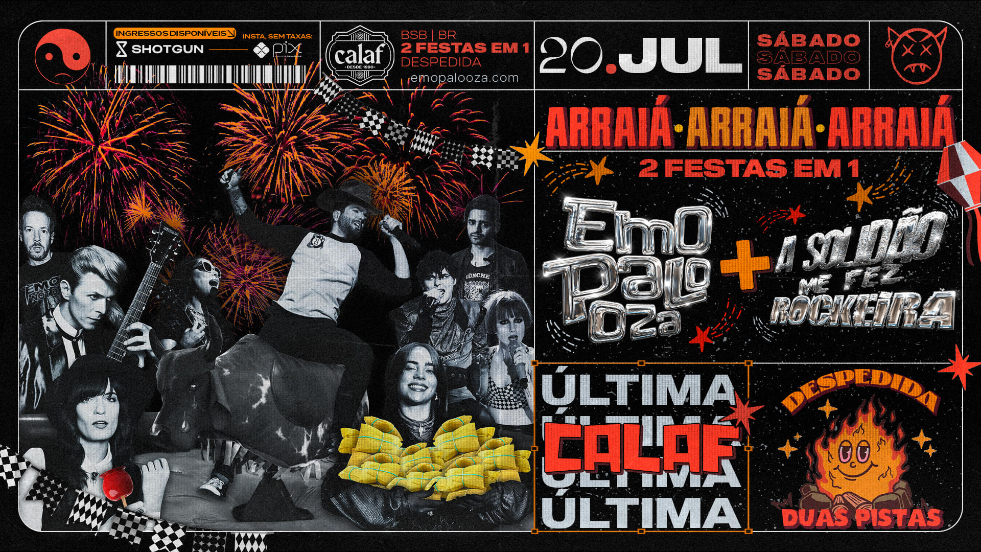 Arraiá: Emopalooza + Solidão Me Fez Rockeira #Últimanocalaf Cover