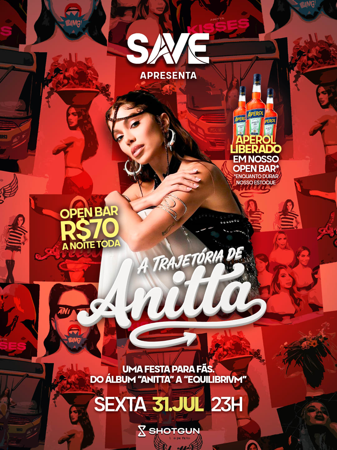 Save - Trajetoria De Anitta | Open Bar | *Aperol Liberado Cover