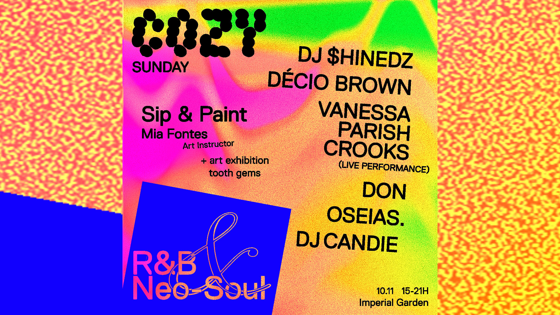 Cozy Sunday: Sip & Paint + R&B And Neo-Soul Cover