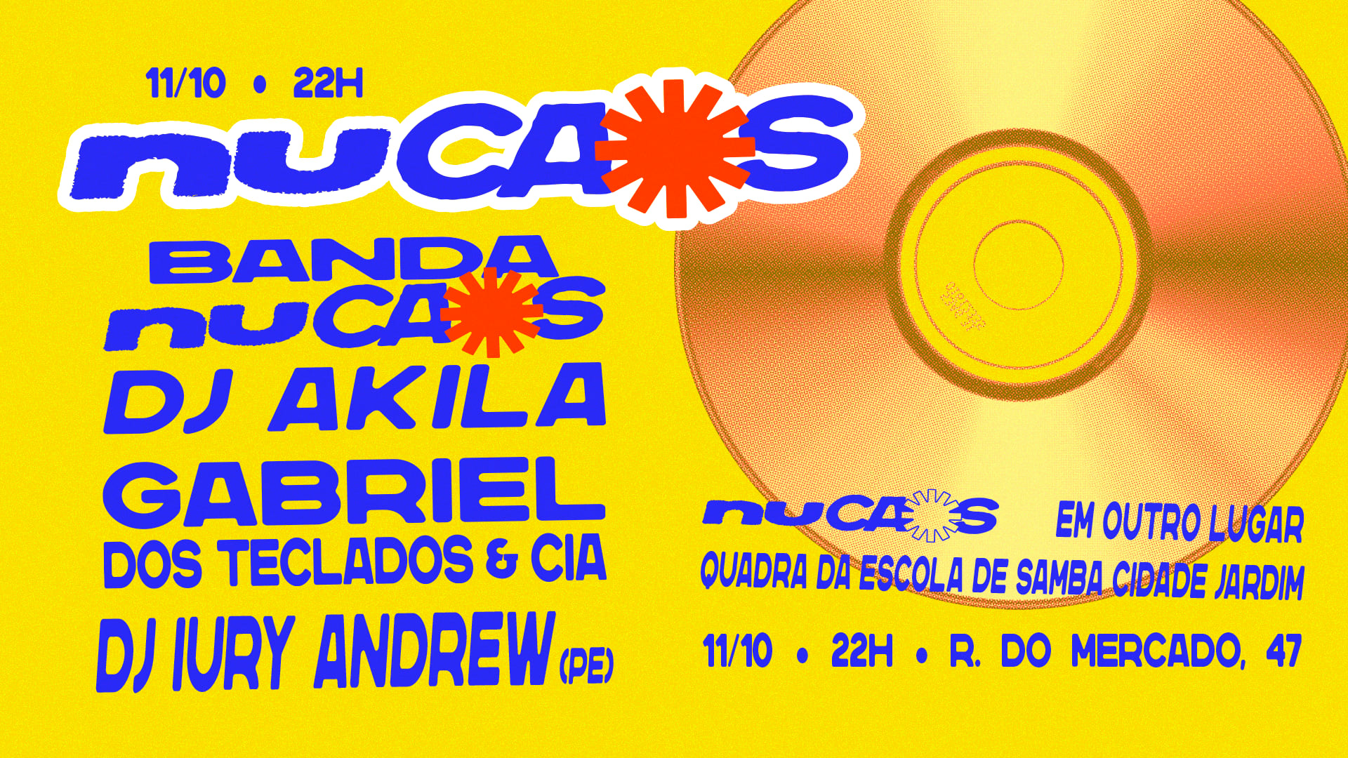 Nucaos | Banda Nucaos, Iury Andrew, Akila, Fera Dos Teclados Cover