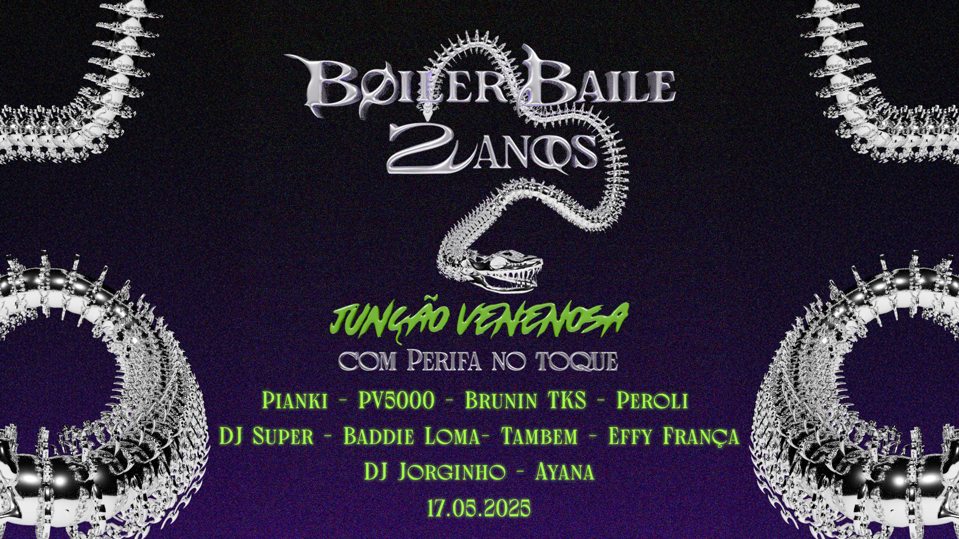 Boiler Baile •  2 Anos • Junção Venenosa Com Perifa No Toque Cover