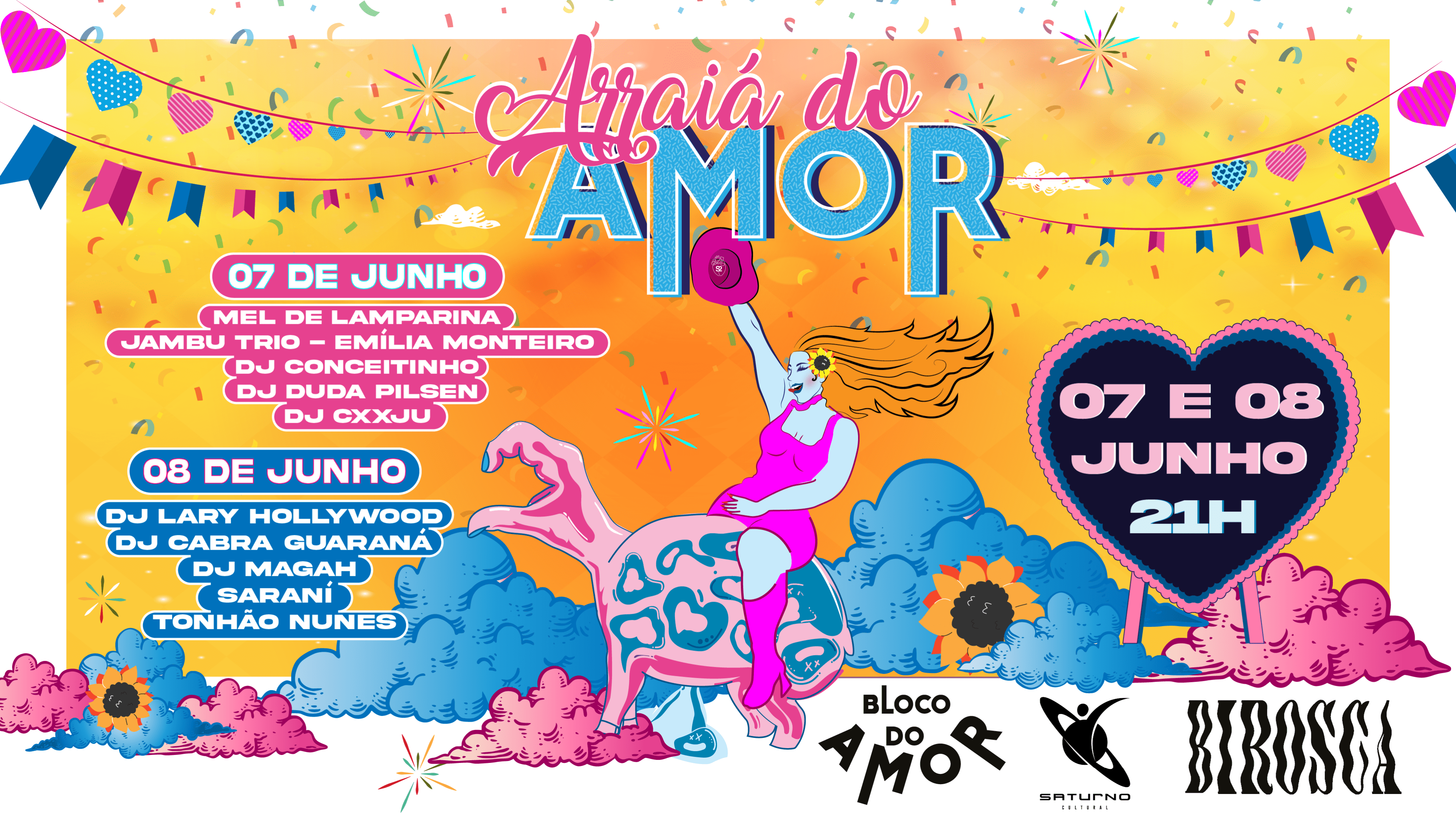 08/06: Arraiá Do Amor Cover
