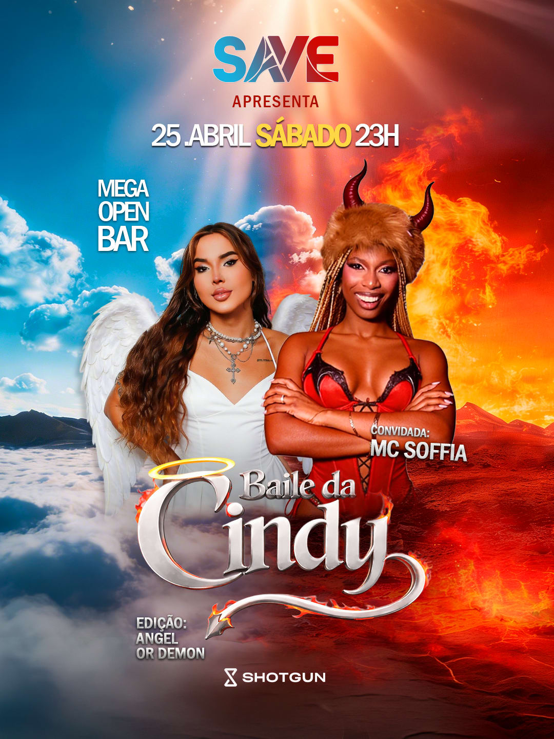 Save Convida Baile Da Cindy | MC Soffia | Mega Open Bar Cover