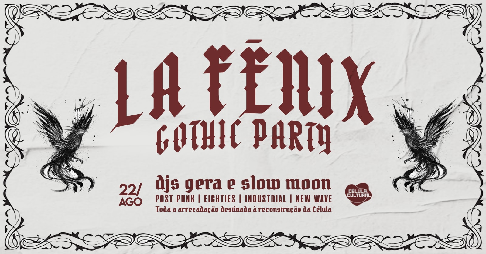 22/08(Sab) Gothic: A Retomada E Bday Gera! Cover