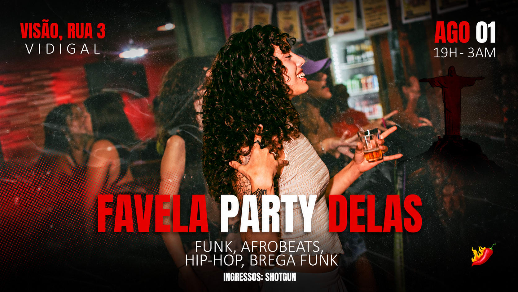 Spice Favela Party Delas No Vidigal Cover