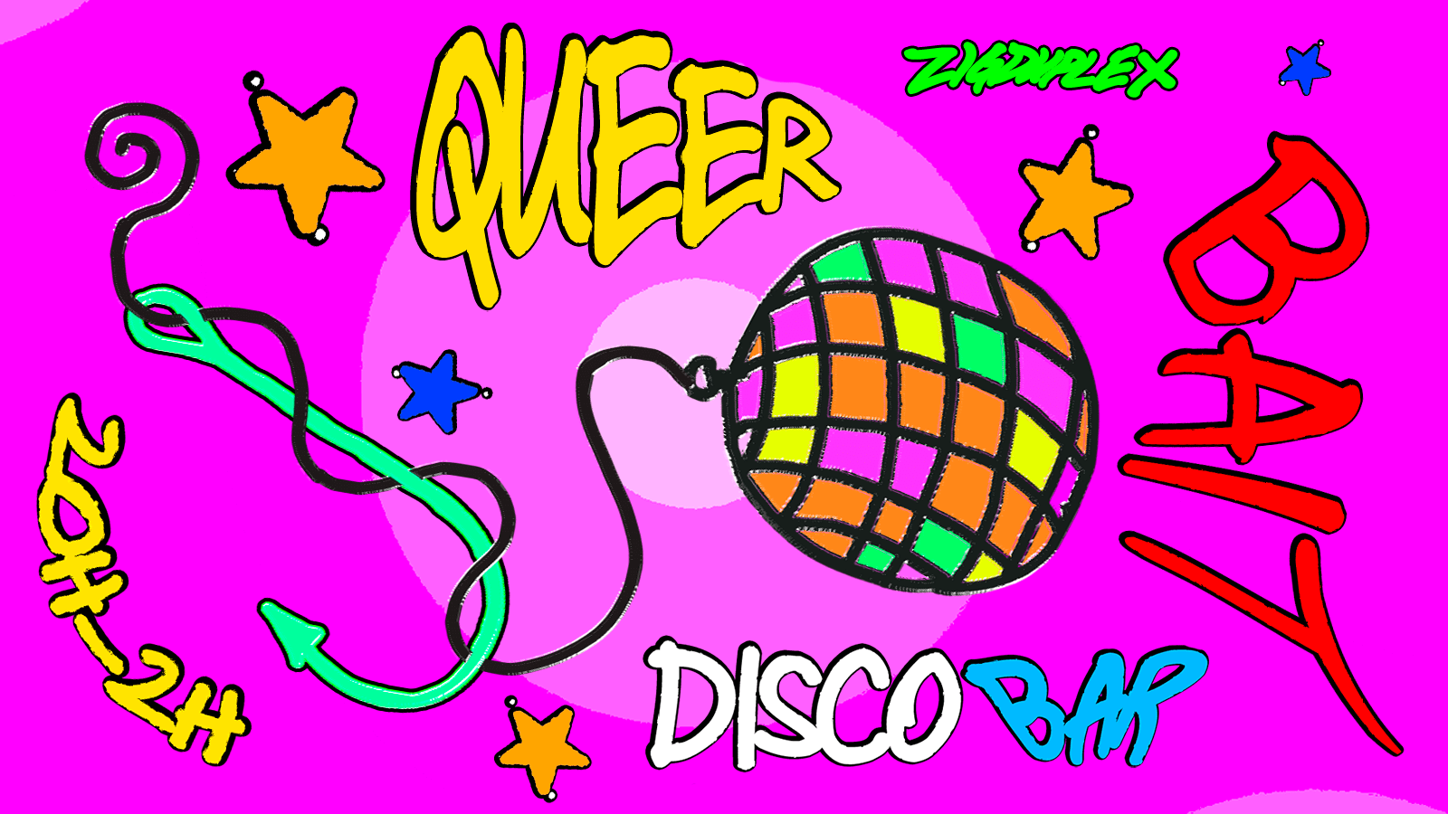Queerbait Disco Bar Quinta 20h-2h @ Zigduplex 29/5 Cover