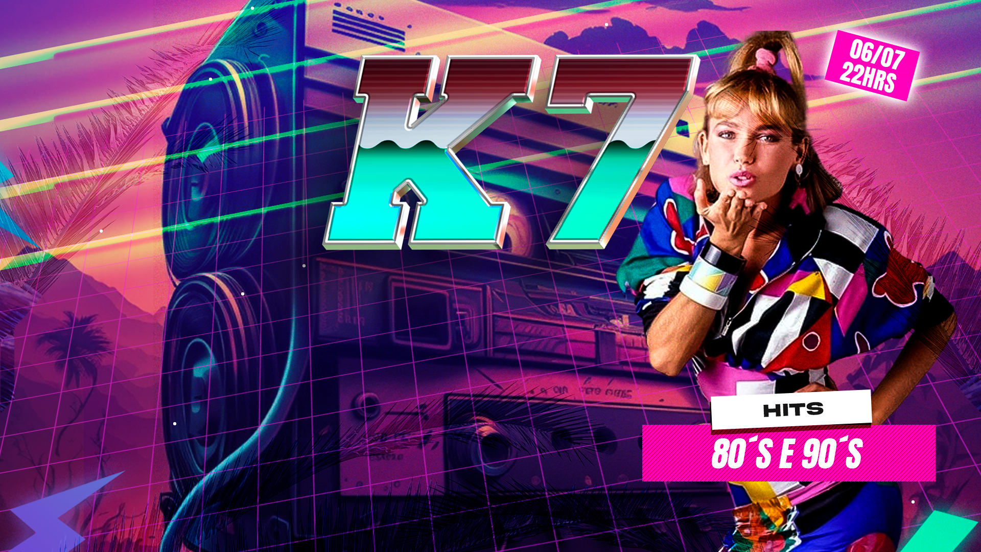 K7 - 80's & 90's Hits! Cover