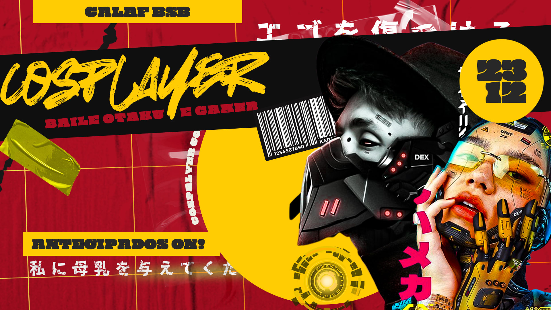 Cancelado [Cos]Player / Baile Otaku E Gamer Cover