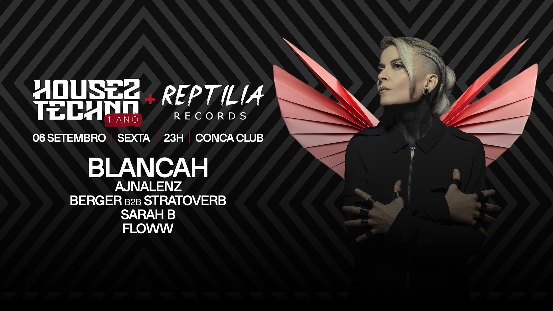 House2techno + Reptilia Records Apresentam: Blancah Cover