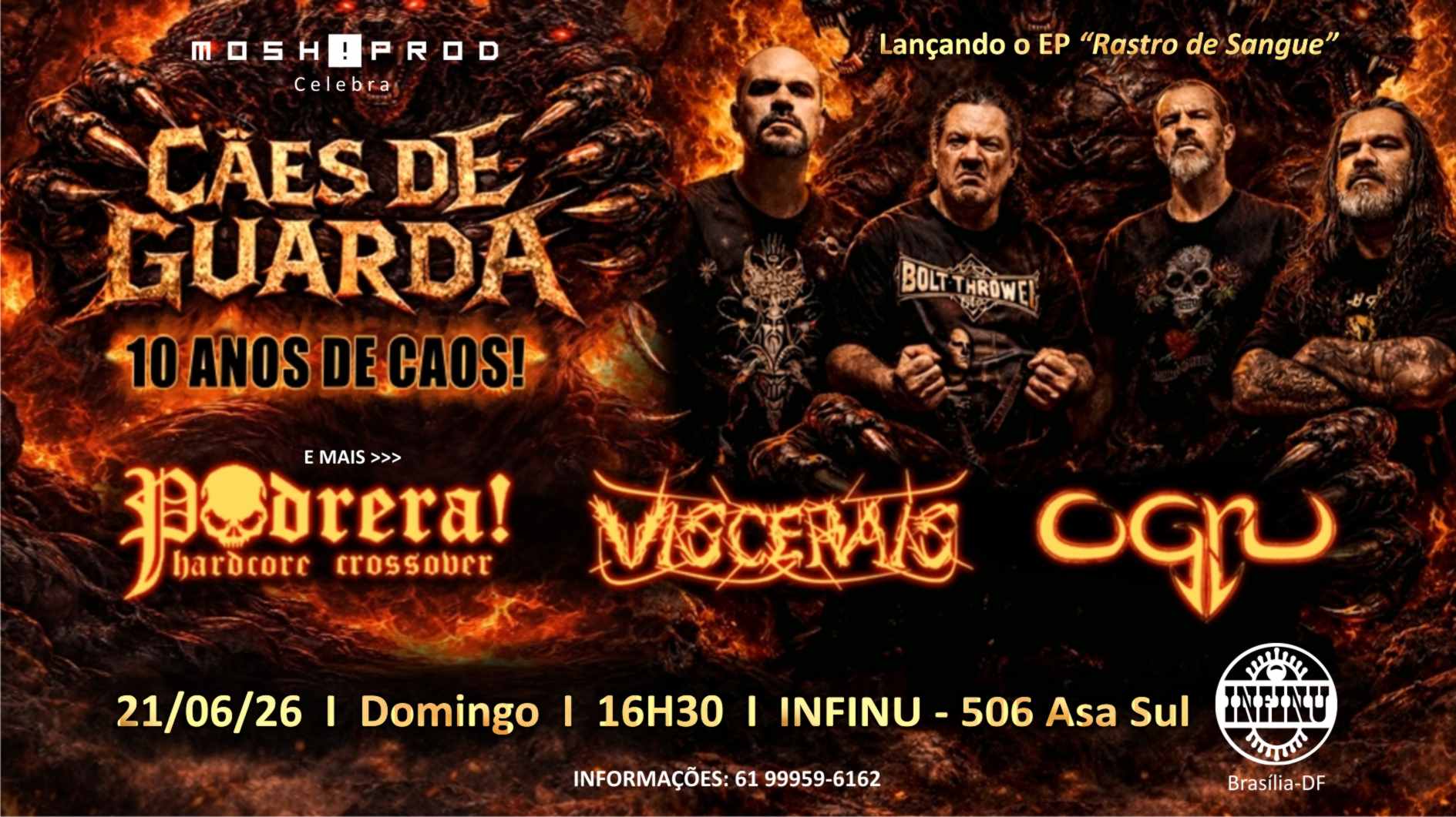 Cães De Guarda - 10 Anos De Caos! Cover