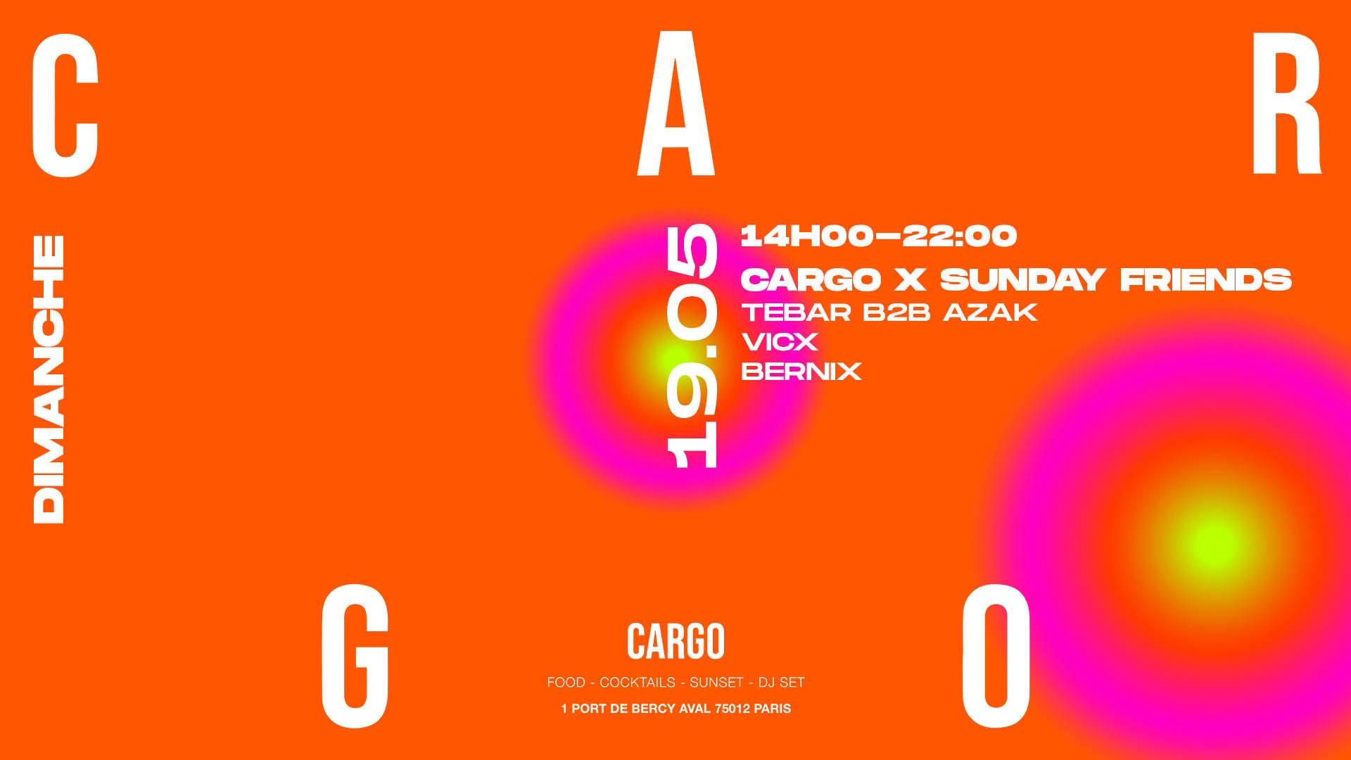 Cargo X Sunday Friends Cover