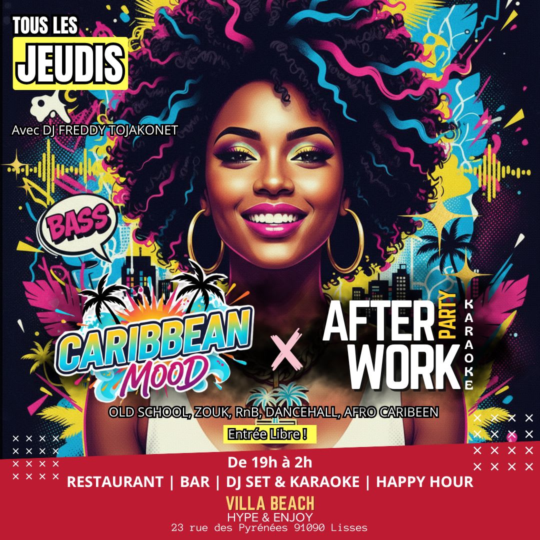 Soiree Caribbean Mood, Afterwork & Karaoke Cover