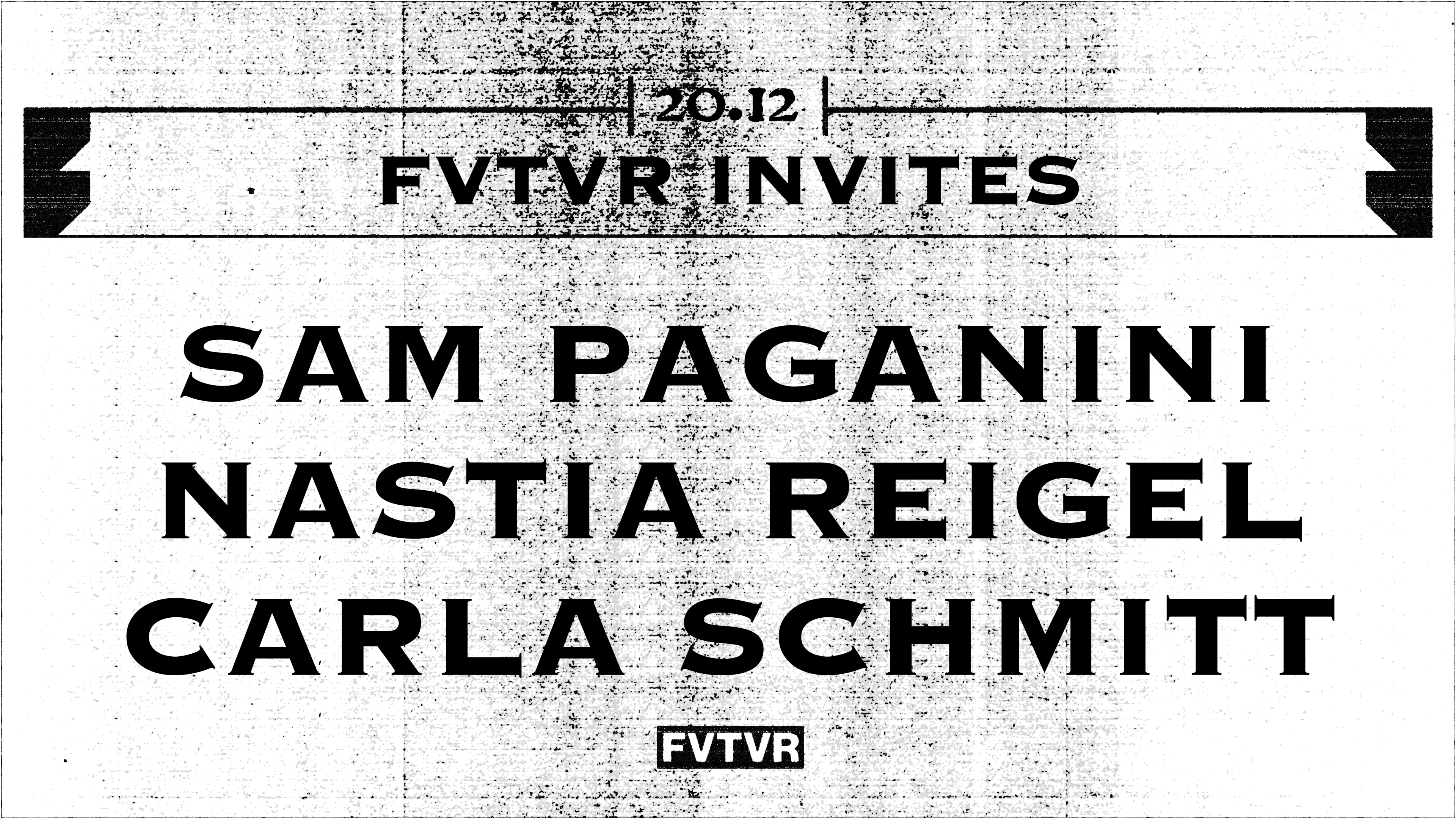 Sam Paganini, Nastia Reigel, Carla Schmitt Cover