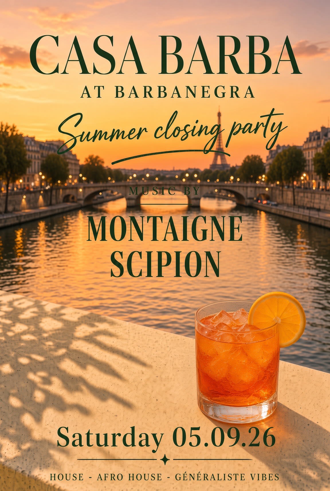 Casabarba Invite Montaigne & Scipion For Closing Party Cover