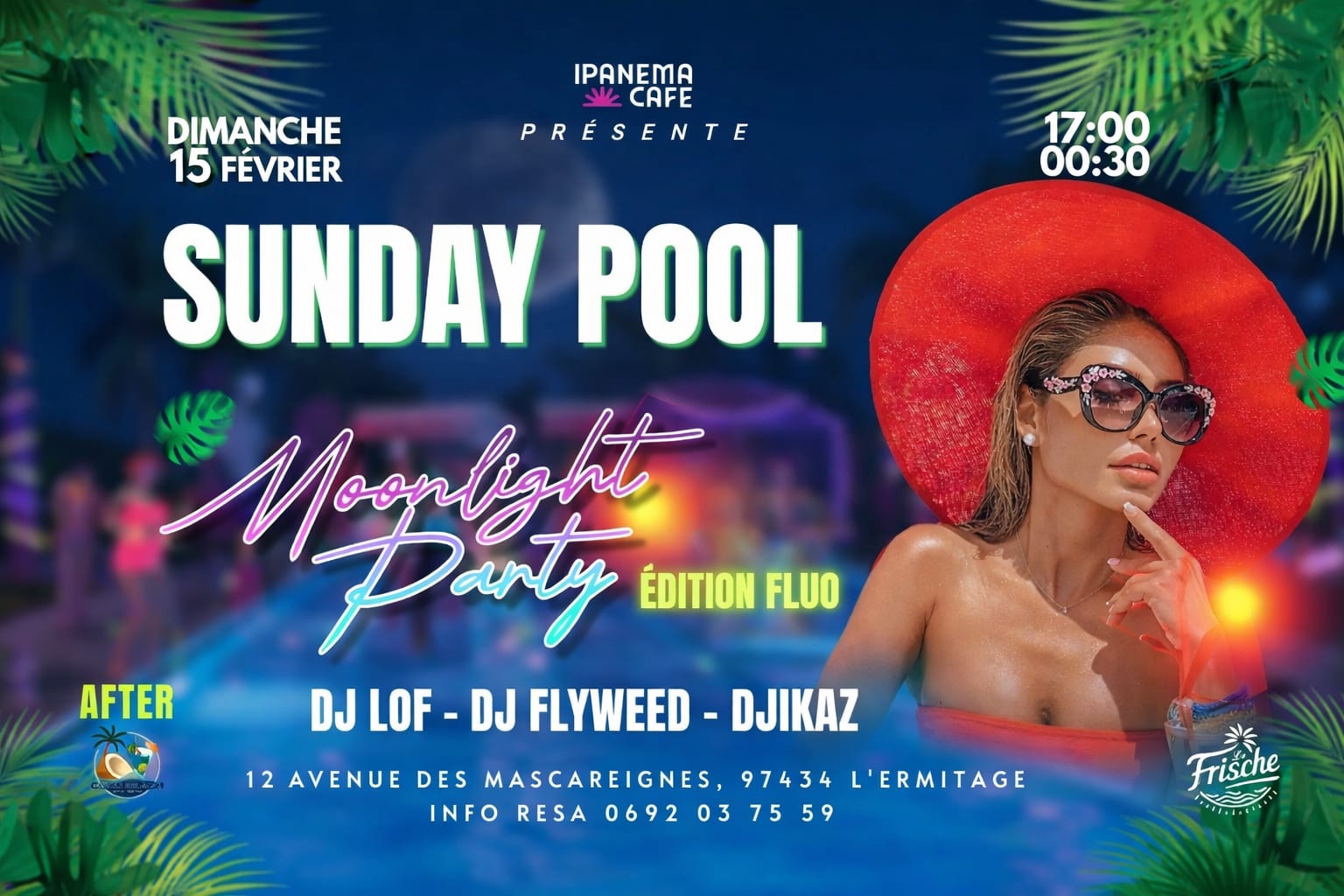 Sunday Pool Moonlight Party - Édition Fluo Cover