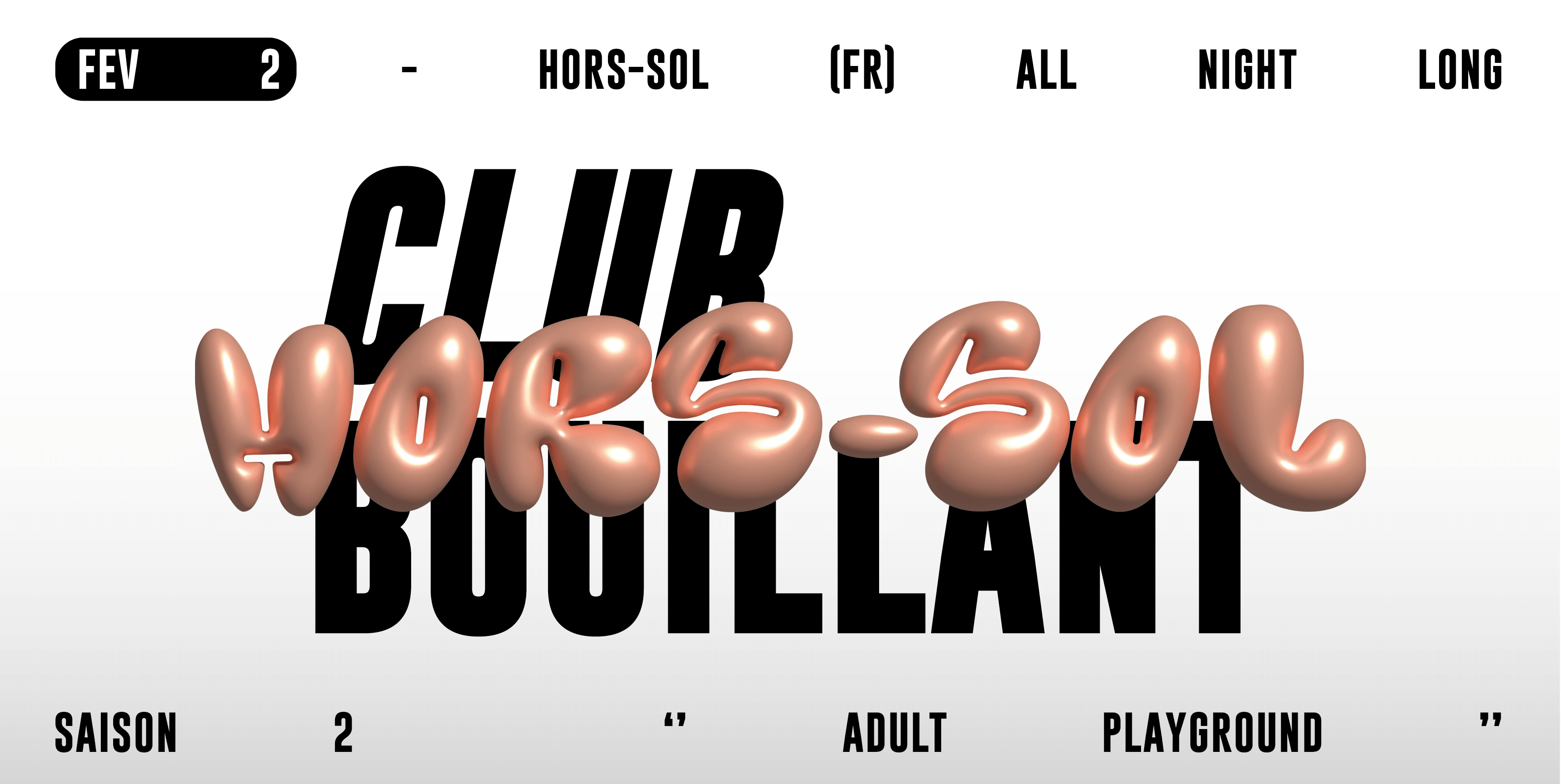 Club Bouillant - Hors-Sol All Night Long Cover